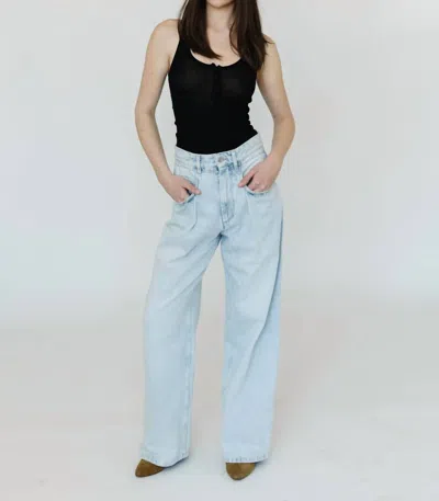 Isabel Marant Rachelle Loose Fit Denim Jeans In Light Blue