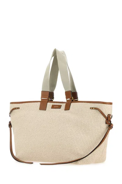Isabel Marant Raffia Wardy Travel Bag