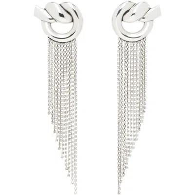 Isabel Marant Rain Pendant Earrings In Trsi Transparent/sil