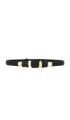 Isabel Marant Raissa Embellished Leather Belt In Black