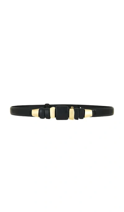 Isabel Marant Raissa Embellished Leather Belt In Black