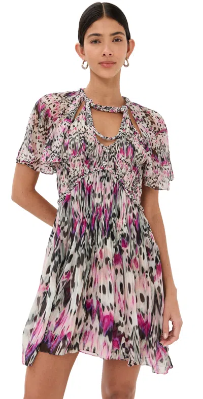 ISABEL MARANT RANDALIA MINI DRESS PINK