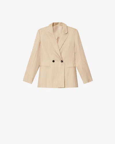 Isabel Marant Ranya Jacket In Beige