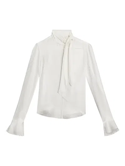 ISABEL MARANT RAPHAELLA RUFFLED-CUFF BLOUSE