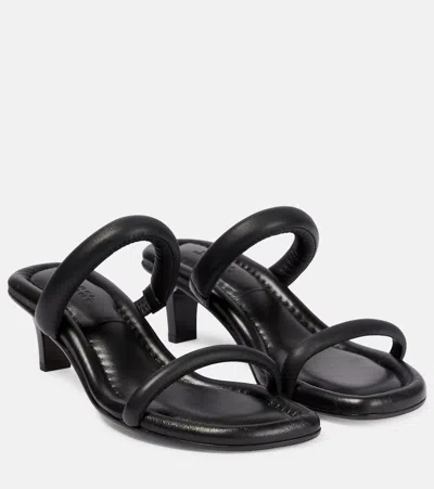 ISABEL MARANT RAREE LEATHER SANDALS