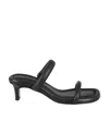 Isabel Marant Raree Leather Sandals In Black