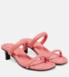 Isabel Marant Sandalen Raree Aus Leder In Bg Bubblegum