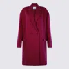 Isabel Marant Raspberry Wool And Cashmere Blend Coat In Brown