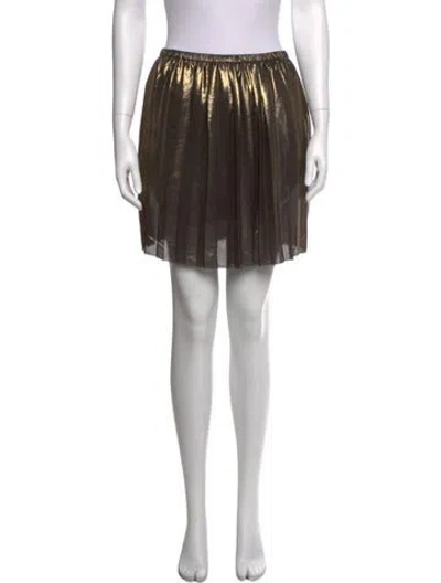 Pre-owned Isabel Marant Raw-edge Trim Mini Skirt