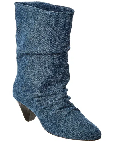 Isabel Marant Reachi Denim Boot In Blue