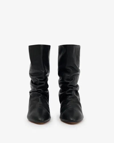 Isabel Marant Reachi Low Boots In Black