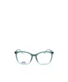 Isabel Marant Rectangle Frame Glasses In Green