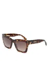 Isabel Marant Rectangle Sunglasses, 53mm In Havana