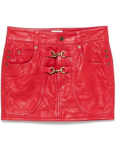 Isabel Marant Red Lamb Leather Paulina