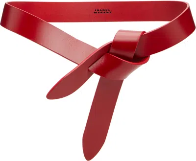 Isabel Marant Lecce Belt In Red