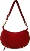 ISABEL MARANT RED OSKAN MOON BAG