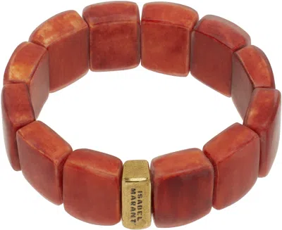 Isabel Marant Tya Bracelet In Henna/light Brass