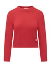 Isabel Marant Red Wool Sweater With  Logo In Red