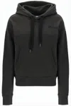 Isabel Marant Relaxed Fit Black Hoodie With Drawstring In Black