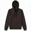 Isabel Marant Relaxed Fit Brown Hoodie With Adjustable Drawstring In Black