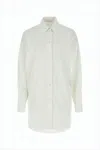 Isabel Marant Relaxed Fit Cotton Button-up Shirt With Pointed Collar In Neutral