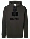 Isabel Marant Relaxed-fit Hoodie With Kangaroo Pocket In Black