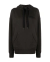 Isabel Marant Relaxed-fit Logo-print Hoodie In Black