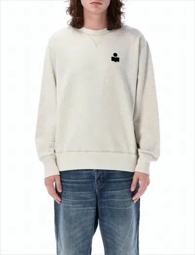 Isabel Marant Relaxed Fit Long-sleeve Crewneck Sweatshirt In Gray