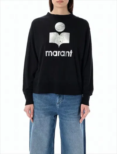 Isabel Marant Relaxed Fit Long-sleeve Linen Top In Black