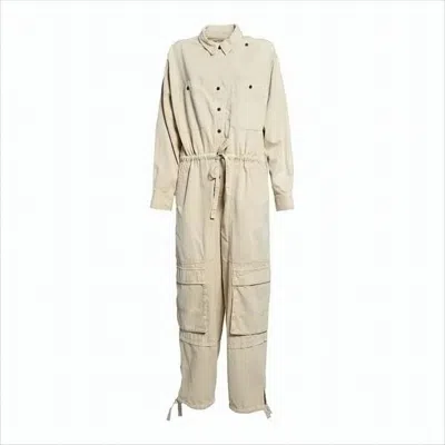 Isabel Marant Relaxed-fit Utility Jumpsuit With Adjustable Drawstring Waist In Multi