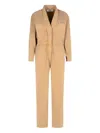 Isabel Marant Remady Cotton Jumpsuit In Brown