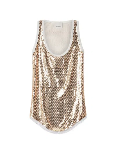 Isabel Marant Renelle Top In Gold