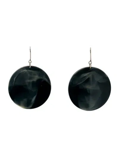 Pre-owned Isabel Marant Resin Big Circle Drop Earrings In Multi