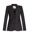 Isabel Marant Reva Checked Blazer In Black