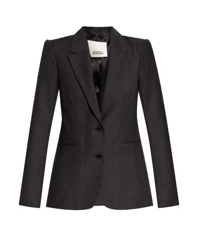ISABEL MARANT REVA CHECKED BLAZER