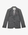 Isabel Marant Reva Jacket In Gray
