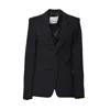Isabel Marant Reva Tailored Jacket In Black Wool