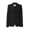 Isabel Marant Reva Tailored Jacket In Black Wool