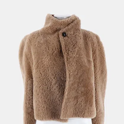 Pre-owned Isabel Marant Reversible Shearling Jacket Size M In Multicolor