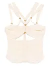 Isabel Marant Draped Ruched Sleeveless Top