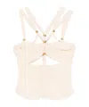 Isabel Marant Draped Ruched Sleeveless Top