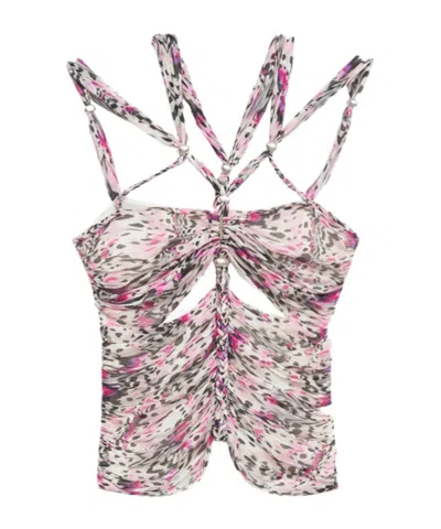 ISABEL MARANT ISABEL MARANT REVON ABSTRACT PRINTED TOP