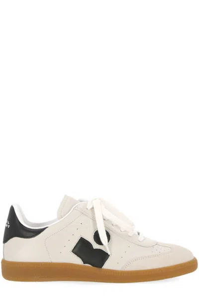 Isabel Marant Bryce Leather Sneakers In White