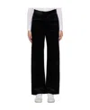 Isabel Marant Daryl Wide-leg Corduroy Trousers In Black