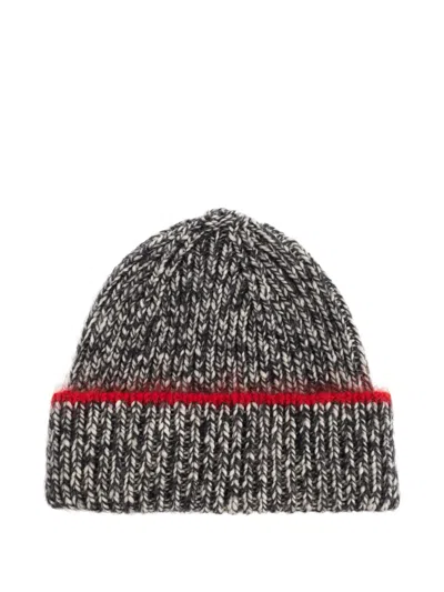 Isabel Marant Ribbed Beanie In Gray