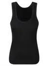 Isabel Marant Ribbed Fitted Tank Top In Black