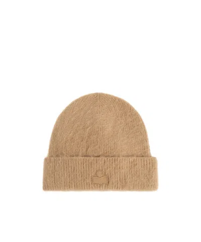 Isabel Marant Ribbed Hat In Beige