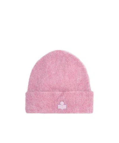 Isabel Marant Ribbed Knit Hat In Pink