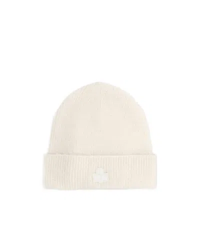 Isabel Marant Ribbed Knit Hat In White