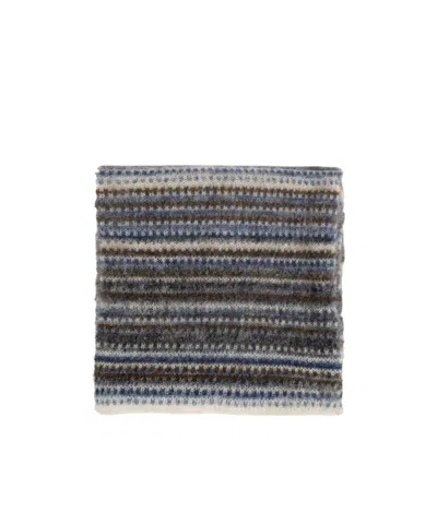 Isabel Marant Mouna Schal Aus Fair-isle-strick In Gray